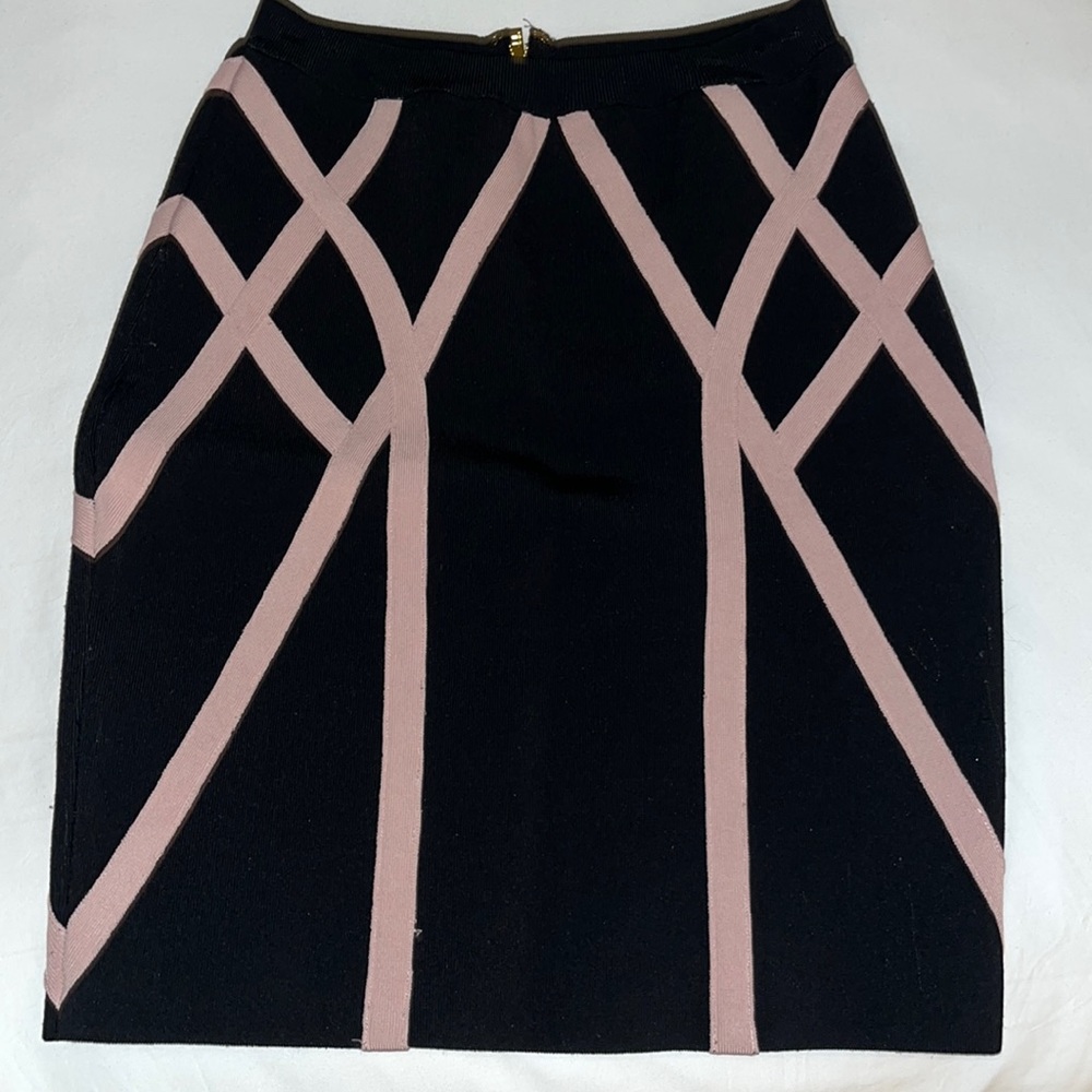 Black and pink Stretta skirt
